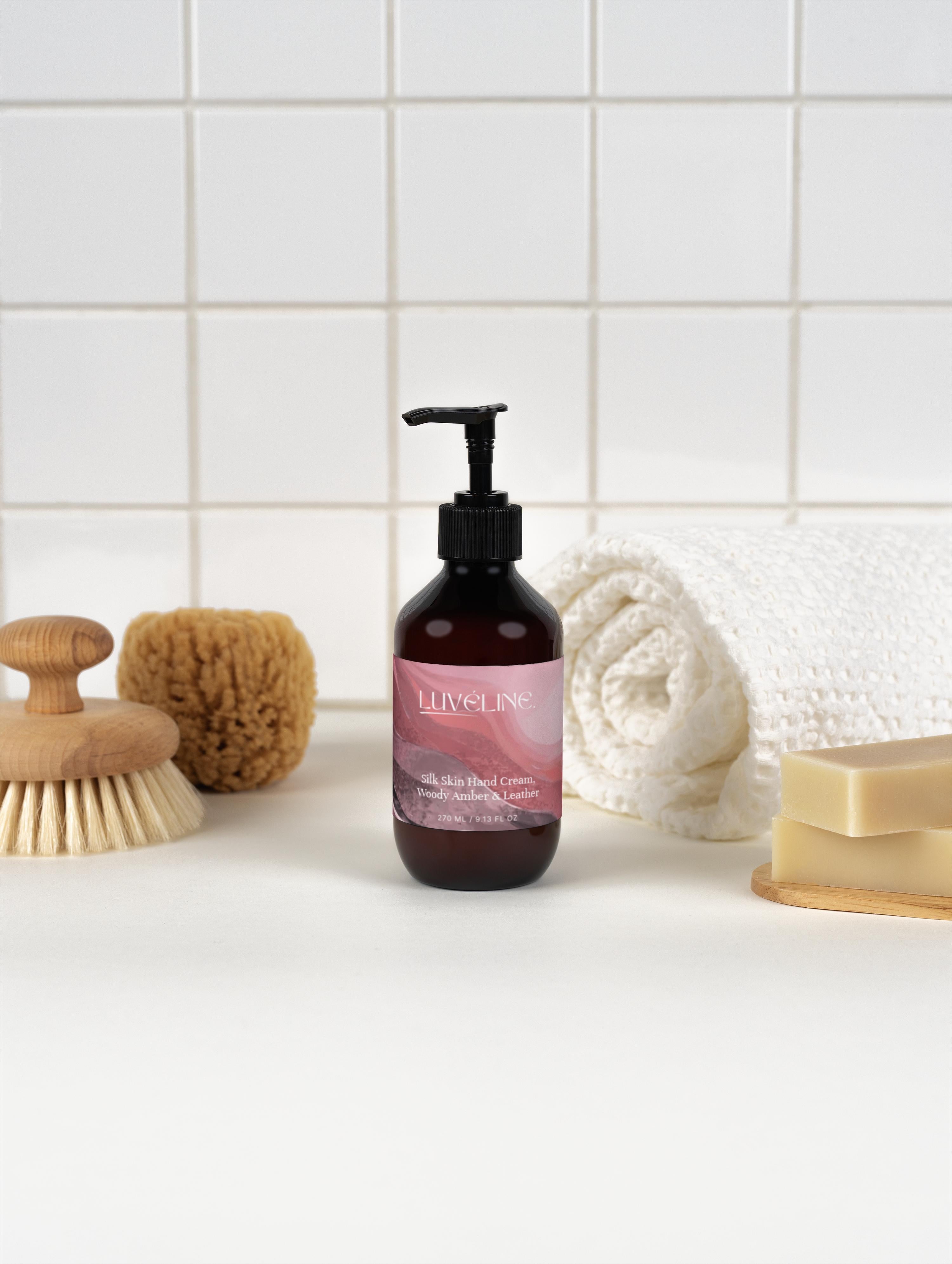 Silk Skin Hand Cream, Woody Amber & Leather