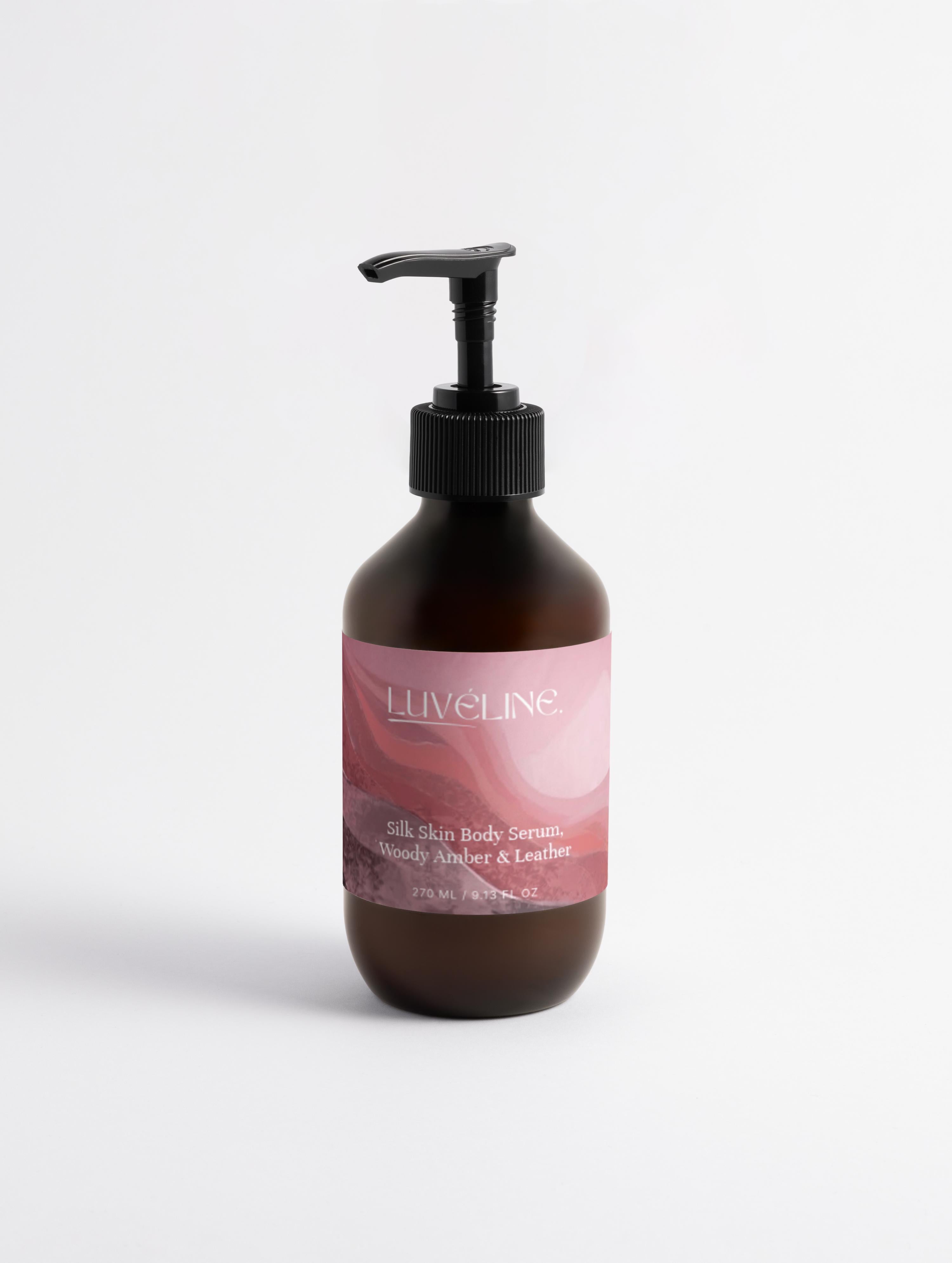 Silk Skin Body Serum, Woody Amber & Leather