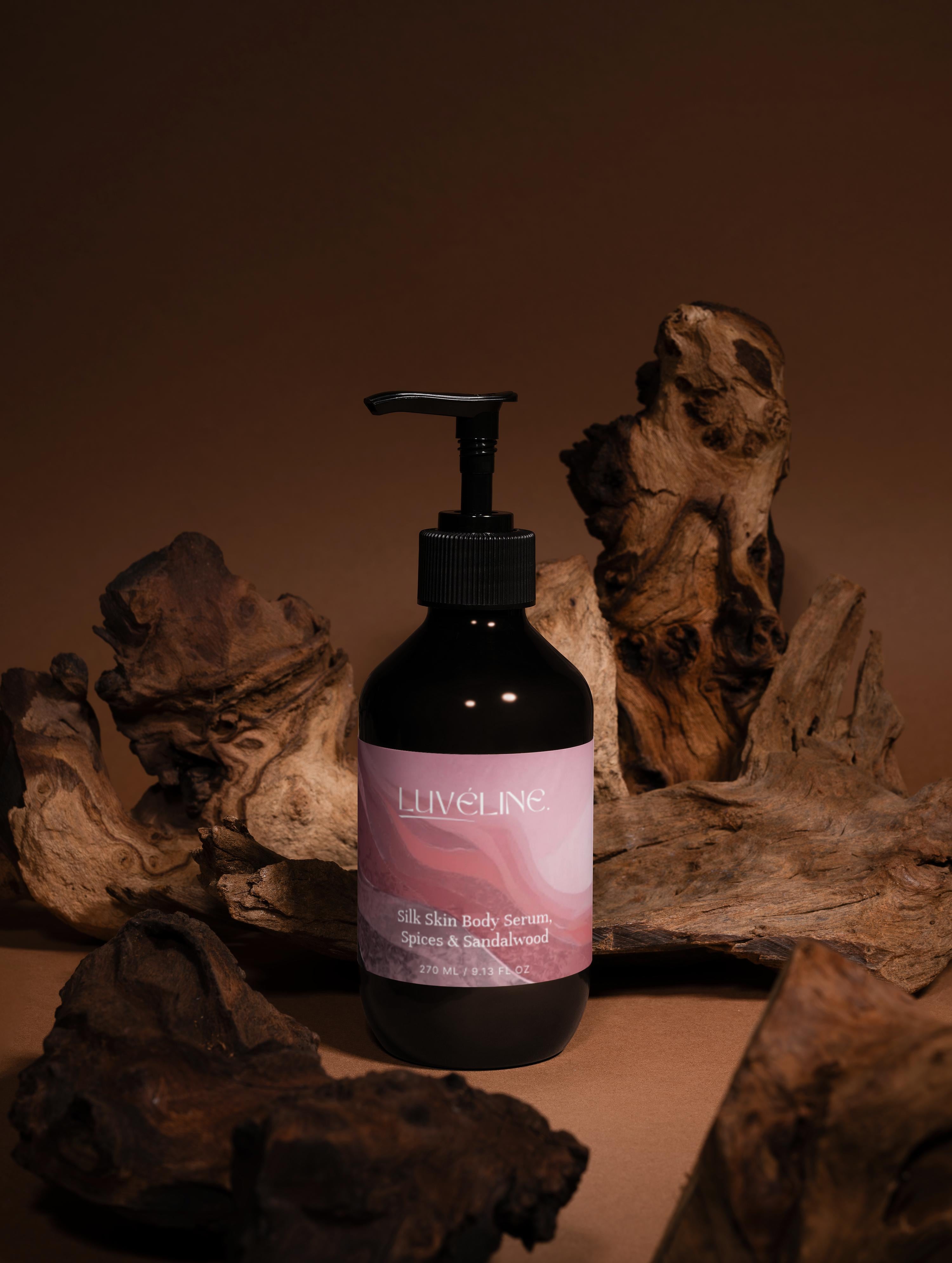 Silk Skin Body Serum, Spices & Sandalwood