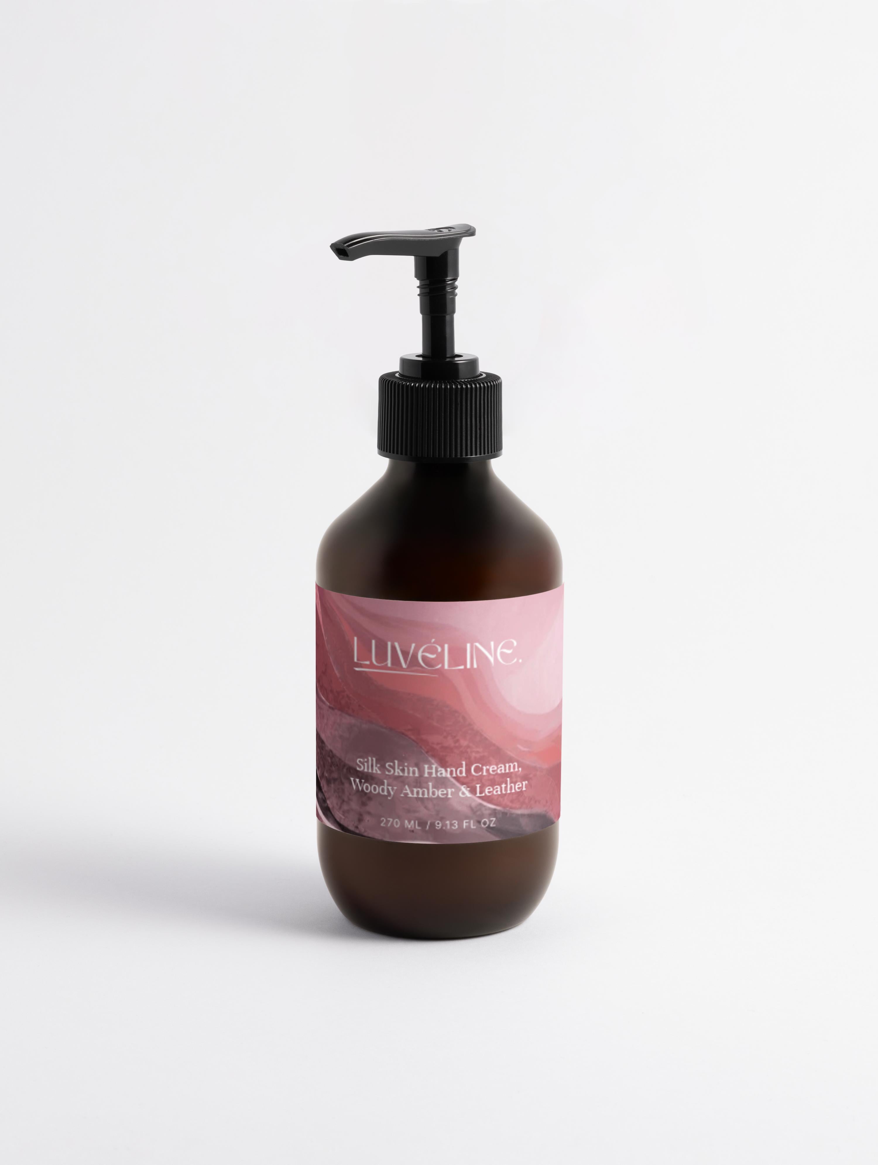 Silk Skin Hand Cream, Woody Amber & Leather